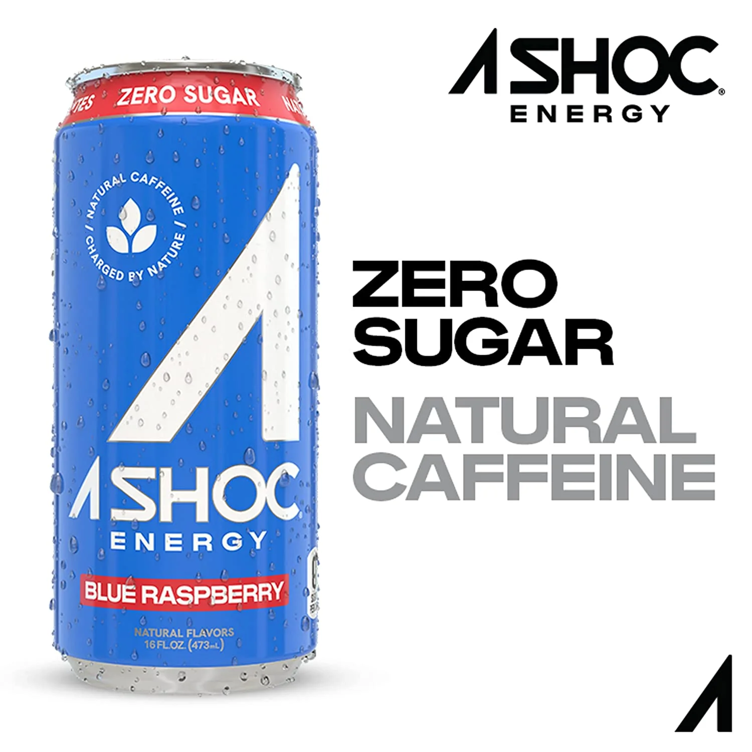 A SHOC Energy Drink, Blue Raspberry, 16oz (Pack of 12) - Image 4