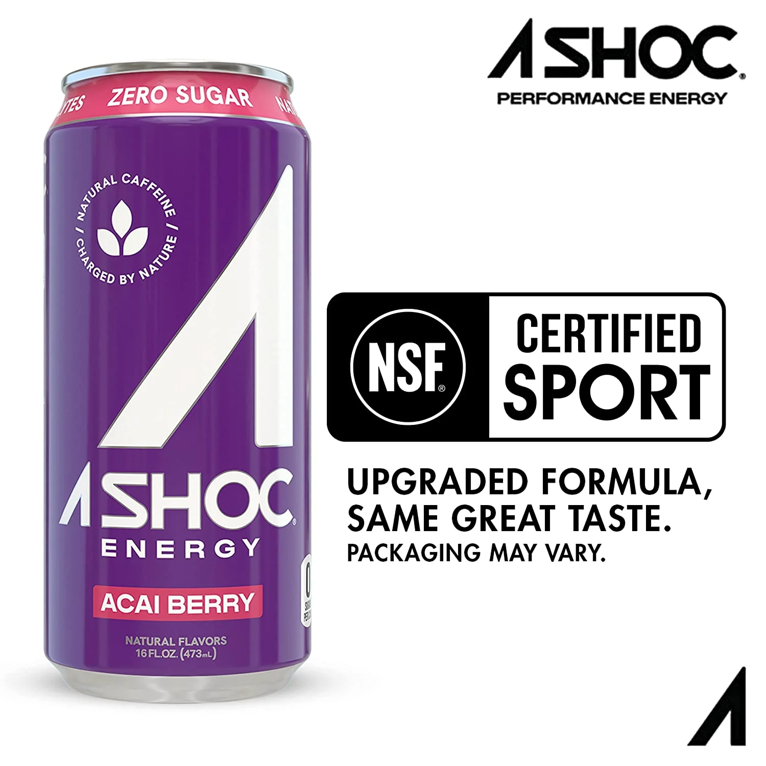 A SHOC Energy Drink, Acai Berry, 16 oz (Pack of 12) - Image 3