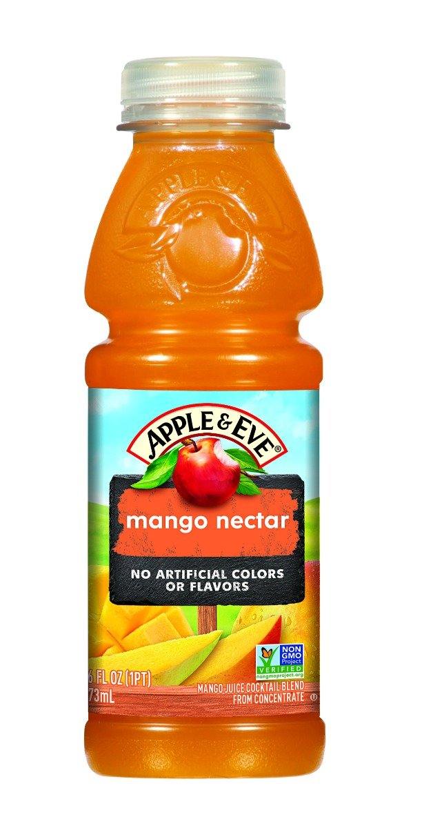 Apple & Eve On The Go 100% Juice - Mango Nectar - 16 oz - 12 Count