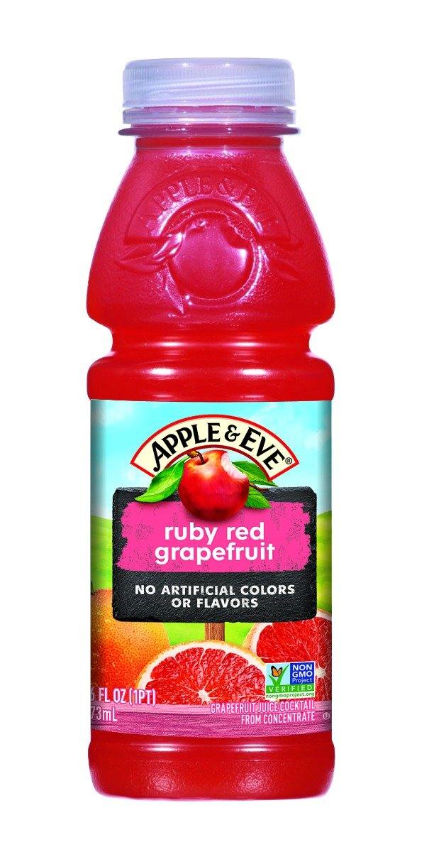 Apple & Eve On The Go 100% Juice - Ruby Red - 16 oz - 12 Count