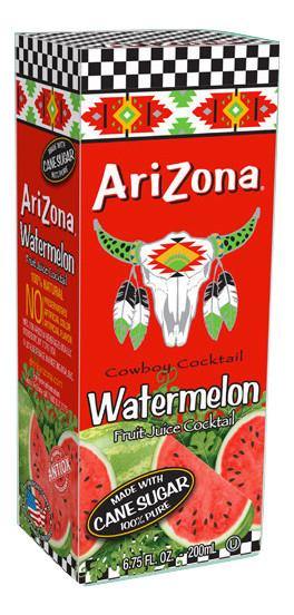 Arizona Fruit Cocktail Juice, Watermelon, 6.75 fl oz Tetra Box (Pack of 32)