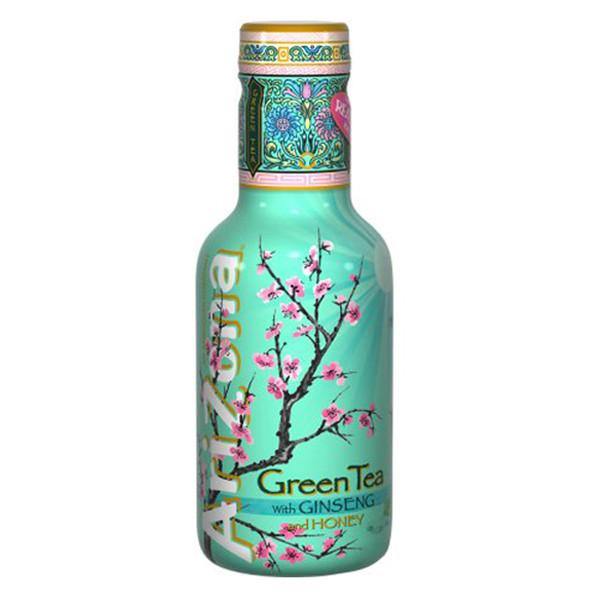 AriZona Green Iced Tea 16.9 oz Plastic Bottles (Pack of 20)