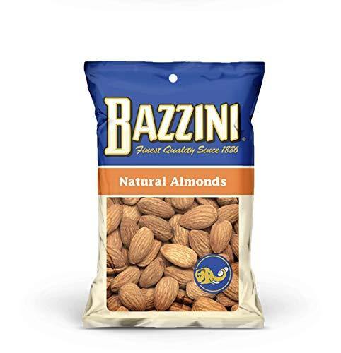 Bazzini Quality Nuts, Natural Almonds, 1.25oz (Pack of 12)