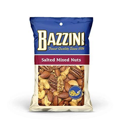 Bazzini Quality Nuts, Salted Mixed Nuts, 1.25oz (Pack of 12)