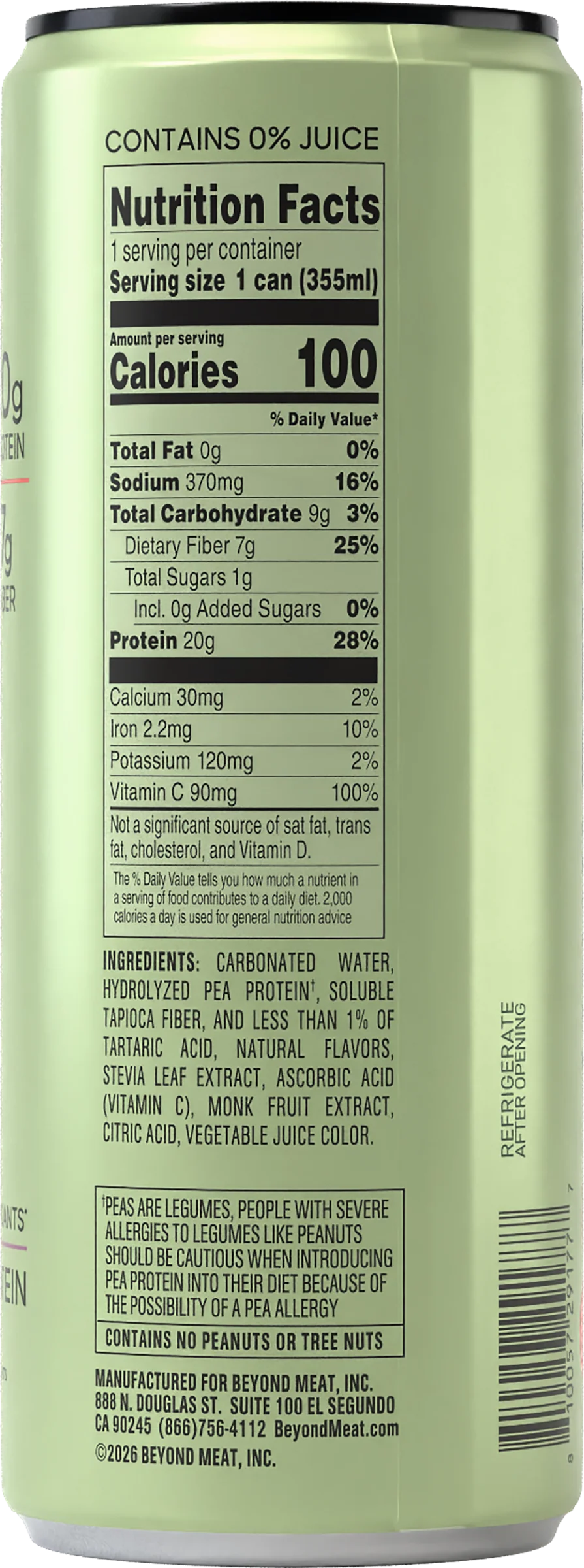 Beyond Immerse Sparkling Protein Beverage, Cherry Berry, 12oz (Pack of 12) - Image 2