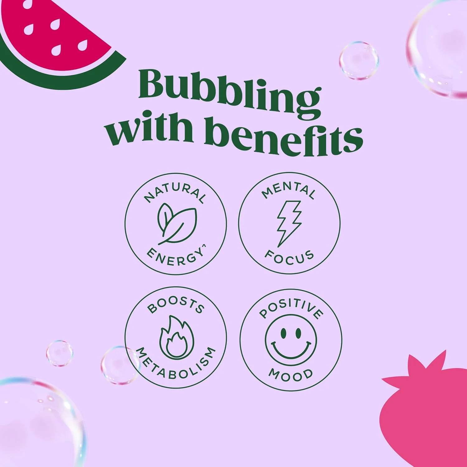 Bloom Sparkling Energy Drink, Strawberry Watermelon, 12oz (Pack of 12) - Image 4