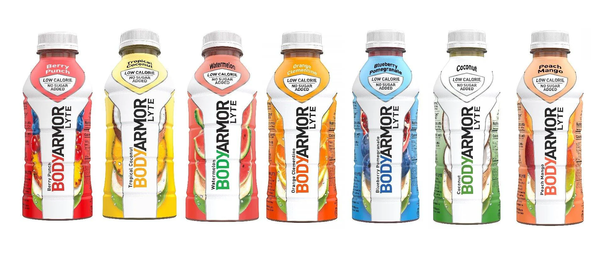 Bodyarmor Electrolyte LYTE Superdrink, 7 Flavor Variety Pack, 16 oz (Pack of 14)