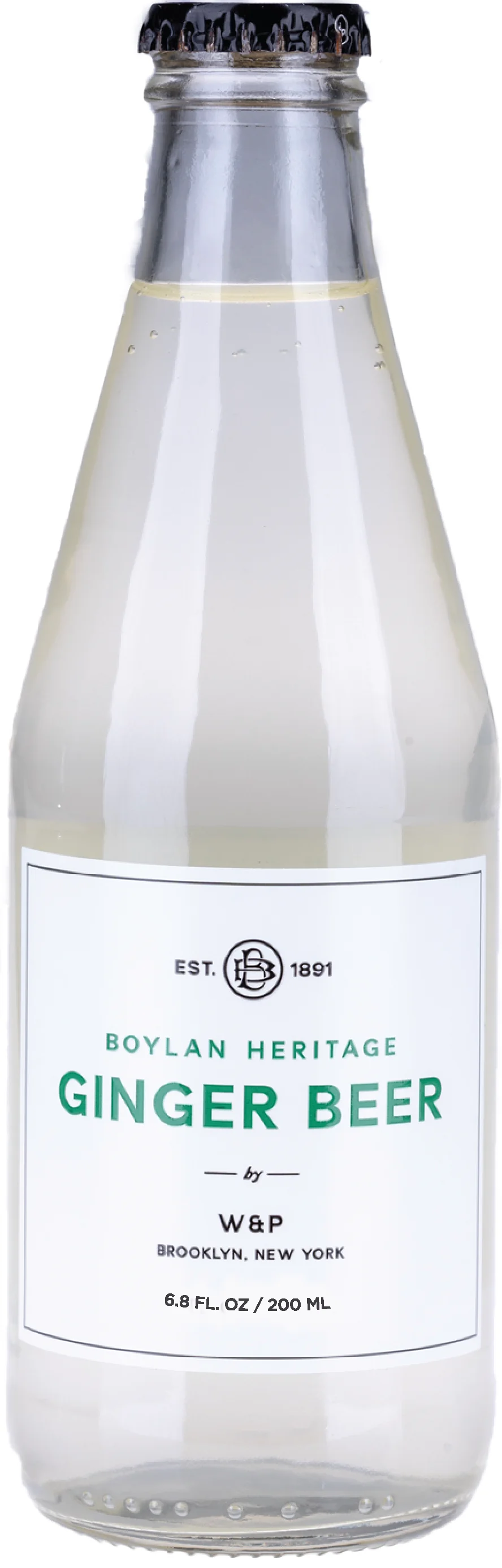 Boylan Heritage Mixers, Ginger Beer, 6.8oz (Pack of 24)