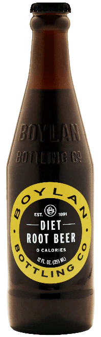 Boylan Soda 12oz DIET ROOT BEER