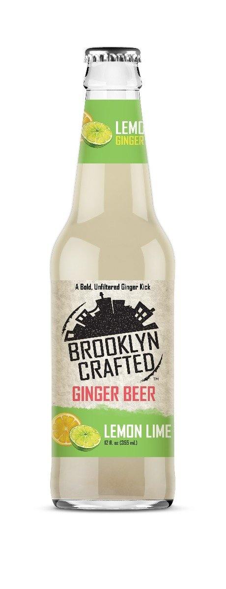 Brooklyn Crafted Lemon Lime Ginger Beer 12 oz (Pack of 12)