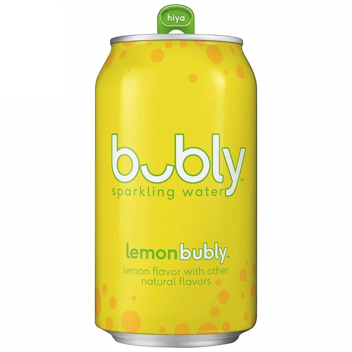 Bubly Flavored Sparkling Water, Lemon, 12 oz Cans (Pack of 12)