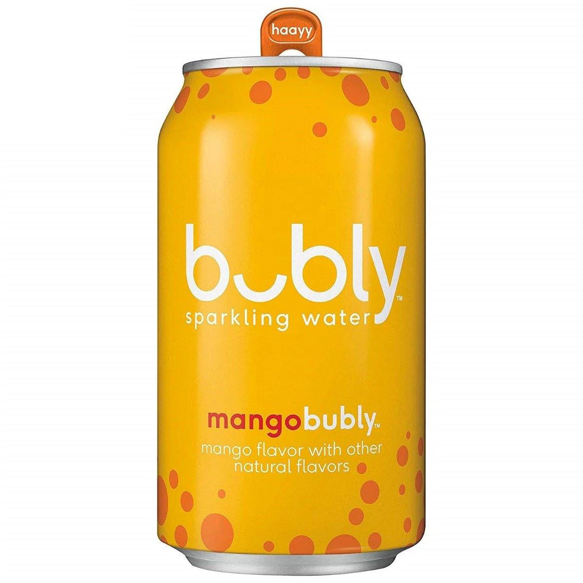 Bubly Flavored Sparkling Water, Mango, 12 oz Cans (Pack of 12)