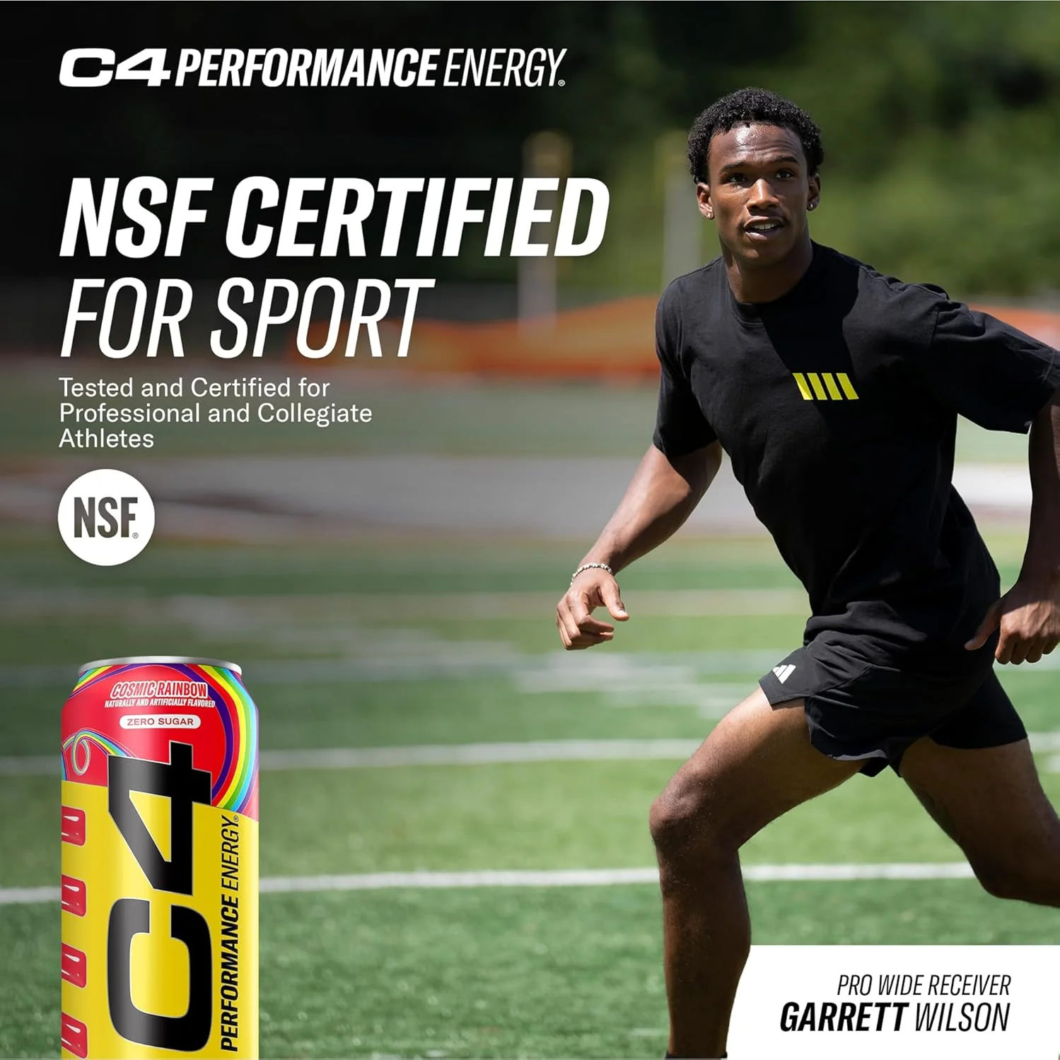 Cellucor C4 Performance Zero Sugar Energy Drink, Cosmic Rainbow, 16oz (Pack of 12) - Image 6