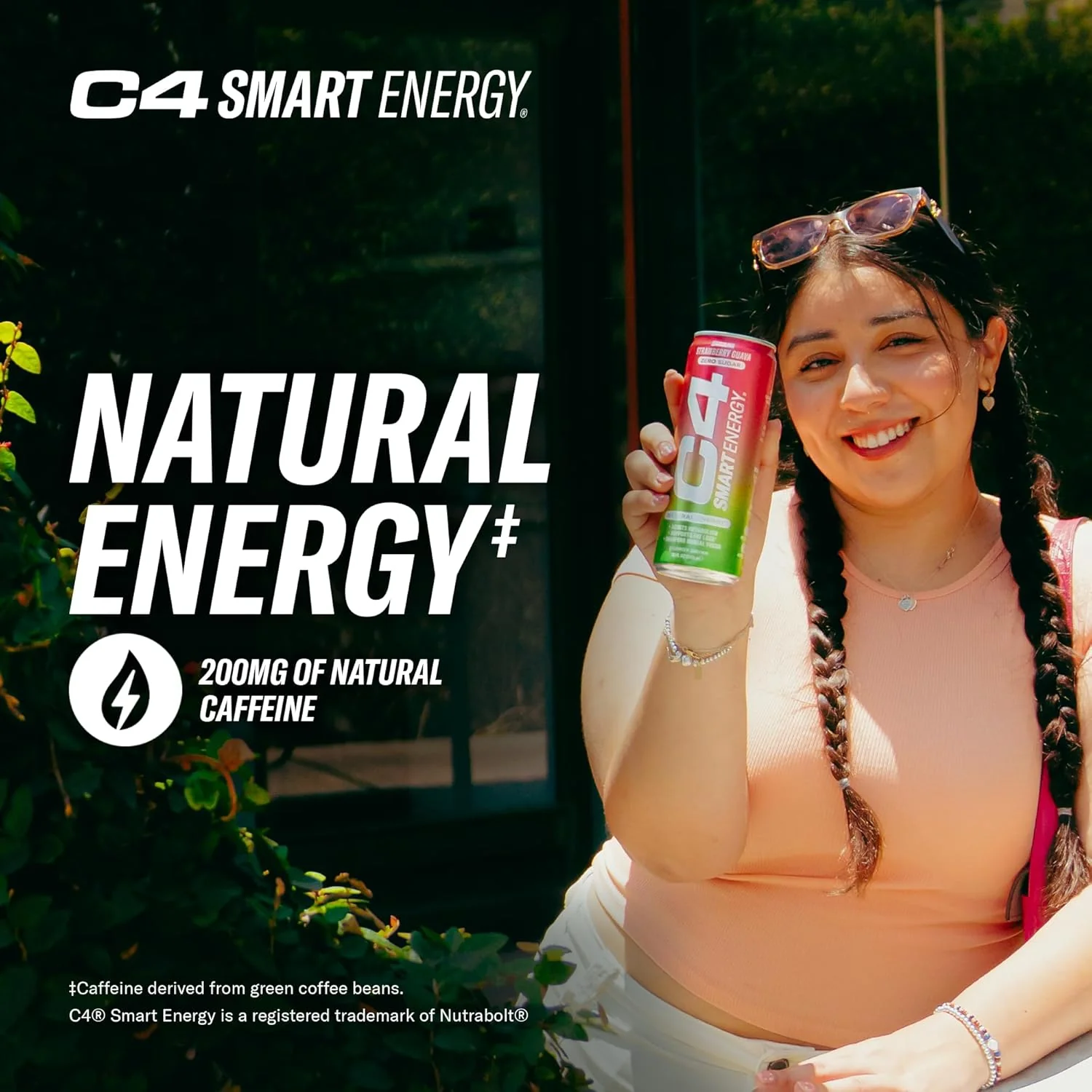Cellucor C4 Smart Energy Drink, Peach Mango, 12oz (Pack of 12) - Image 4