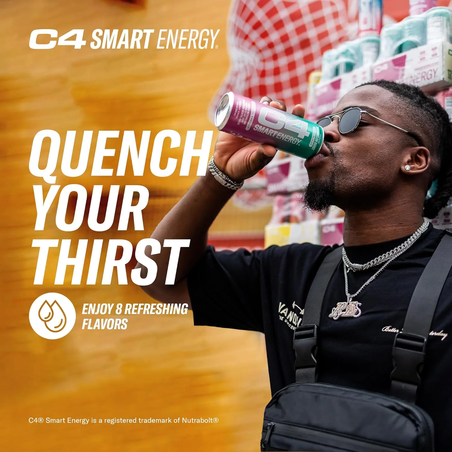 Cellucor C4 Smart Energy Drink, Peach Mango, 12oz (Pack of 12) - Image 5