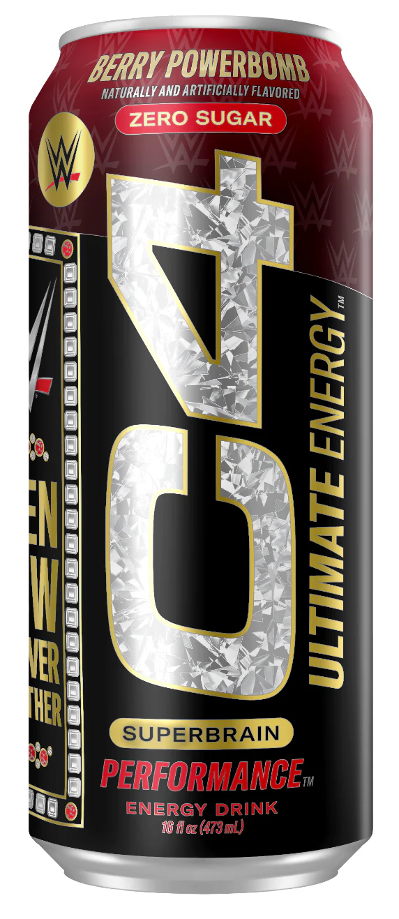C4 Ultimate Sugar-Free Energy Drink, Berry Powerbomb, 16oz (Pack of 12) - Image 4