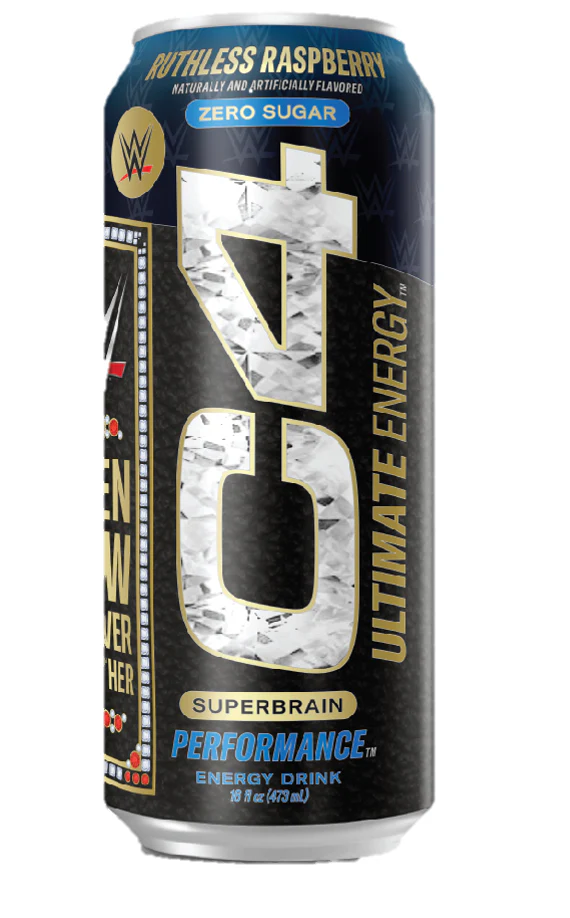 C4 Ultimate Sugar-Free Energy Drink, Ruthless Raspberry, 16oz (Pack of 12) - Image 4