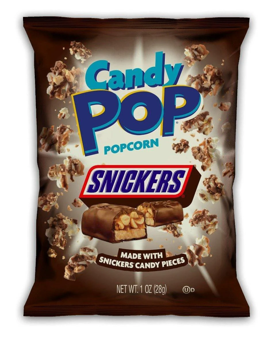 Candy Pop Popcorn, Snickers, 1oz - Multi Pack