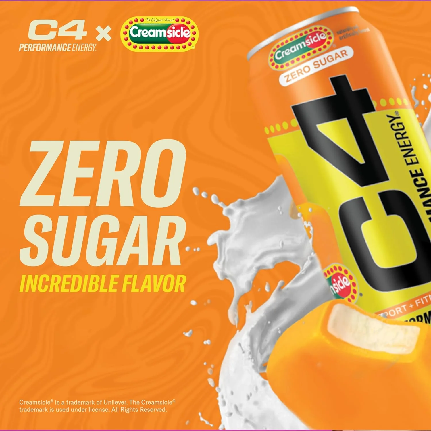 Cellucor C4 Performance Zero Sugar Energy Drink, Orange Creamsicle, 16oz (Pack of 12) - Image 4