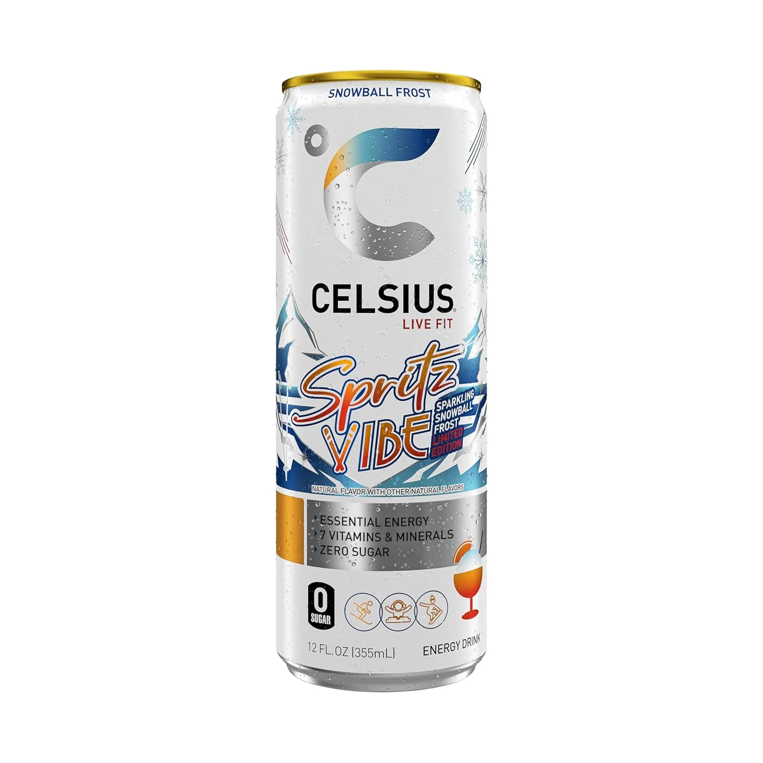 CELSIUS Sparkling Energy Drink, Spritz Vibe, 12oz (Pack of 12) - Image 5