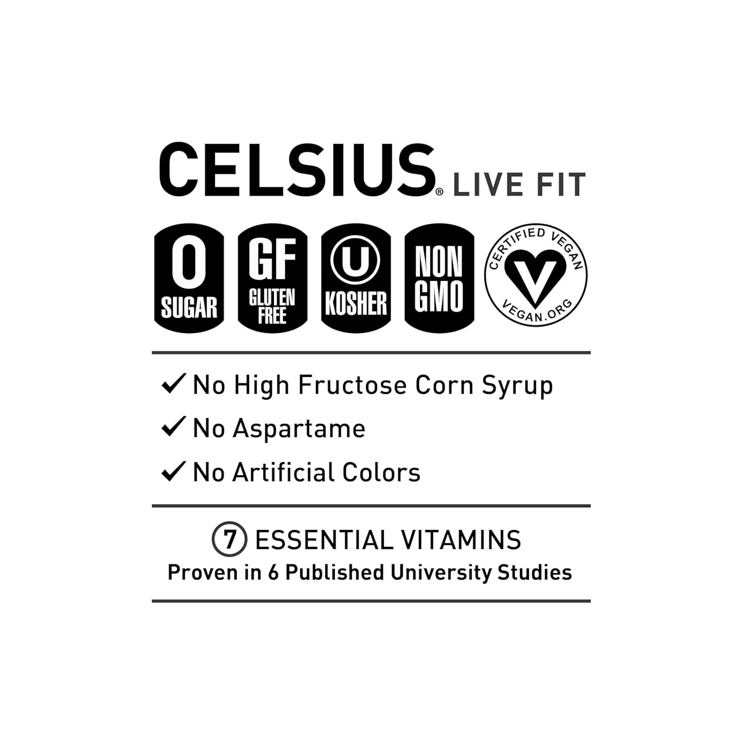 CELSIUS Sparkling Energy Drink, Green Apple Cherry, 12oz (Pack of 12) - Image 4