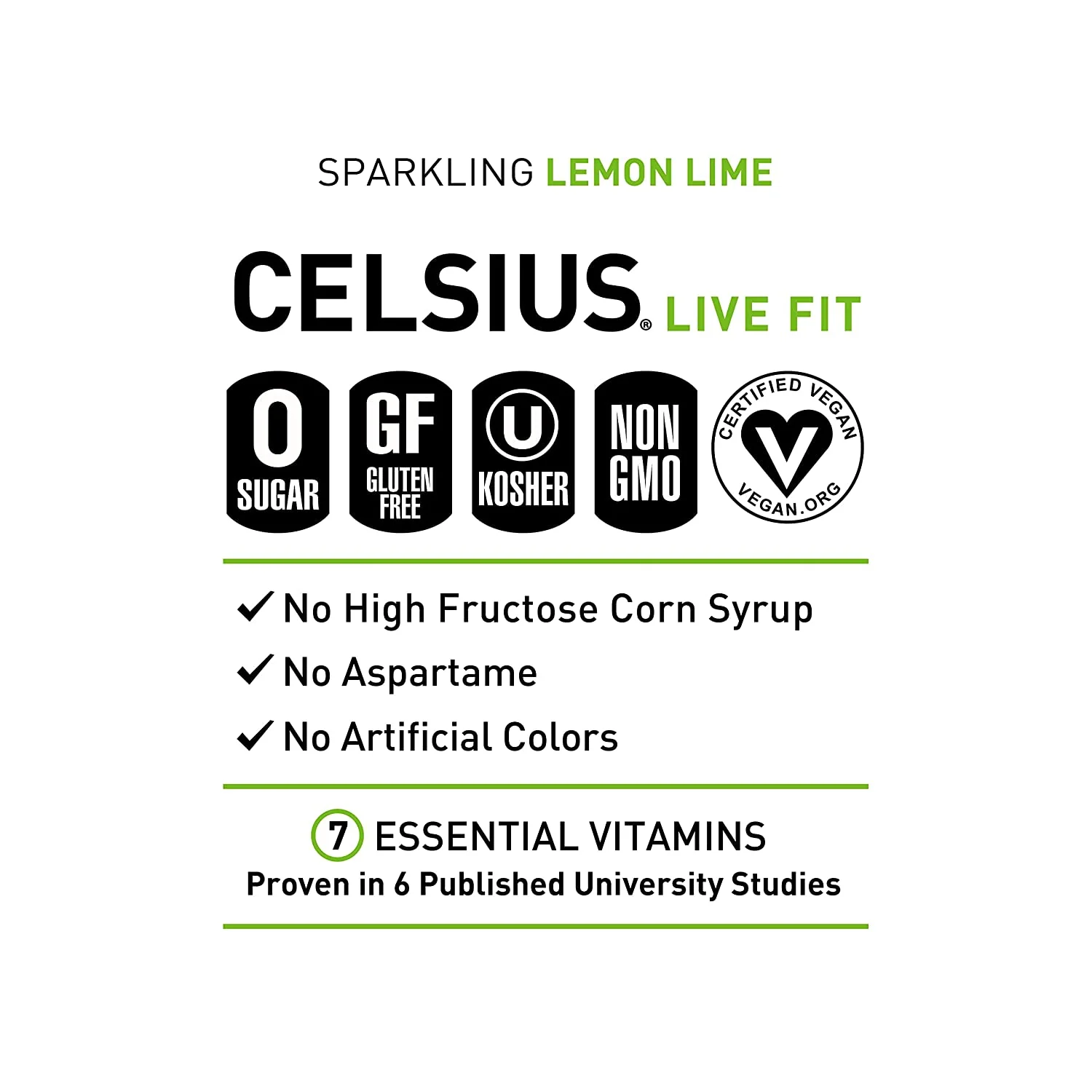 CELSIUS Sparkling Energy Drink, Lemon Lime, 12oz (Pack of 12) - Image 4