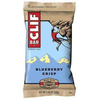 Clif Bar Energy Bar, Blueberry Crisp, 2.4oz (Pack of 12)