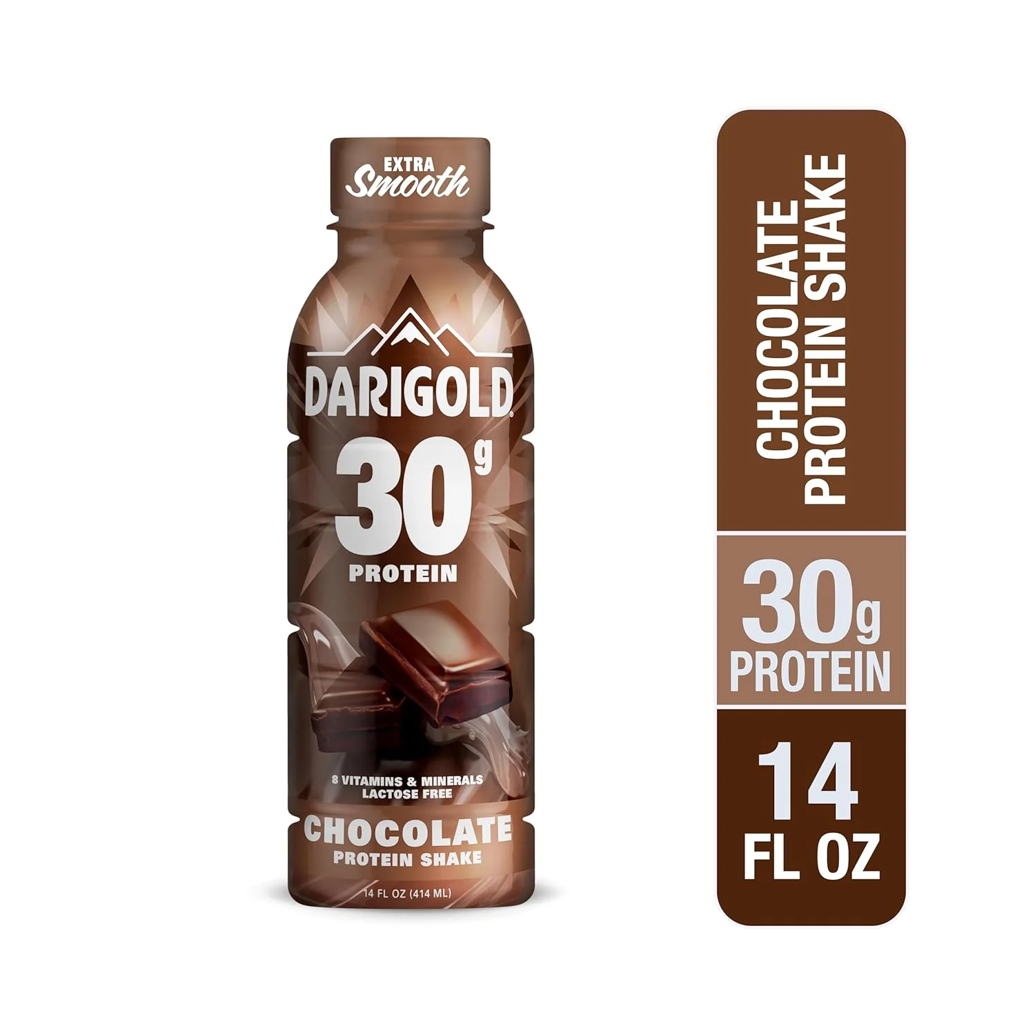 Darigold Ready to Drink 30g Protein Shake, Chocolate, 14oz (Pack of 12) - Image 3