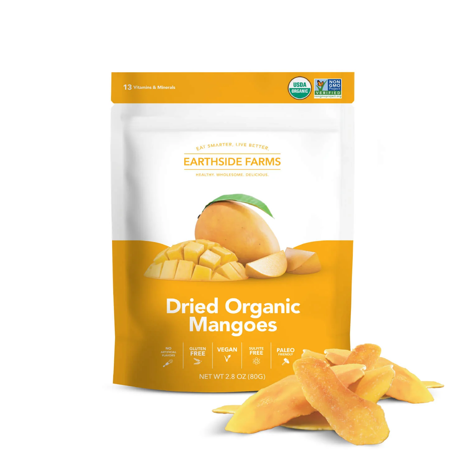Earthside Farms, Dried Organic Mangoes, 2.8oz (Pack of 6) - Image 7