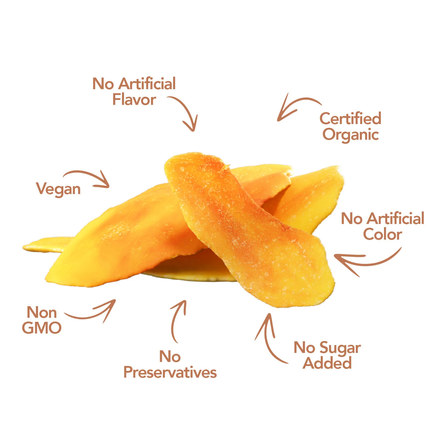 Earthside Farms, Peach Dried Organic Mangoes, 2.8oz (Pack of 6) - Image 6