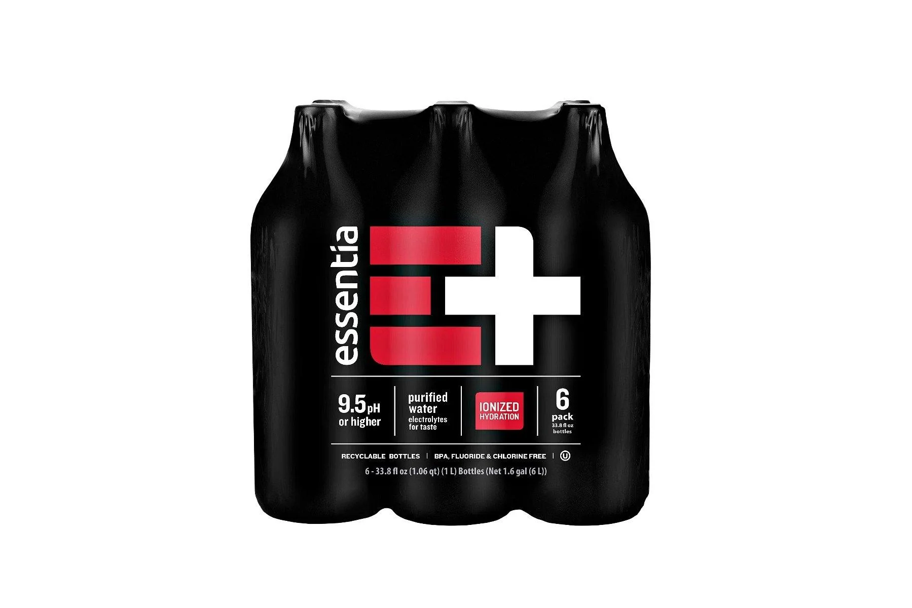 Essentia Ionized Alkaline 9.5 pH Bottled Water, 1 Liter, (Pack of 6) - Image 5