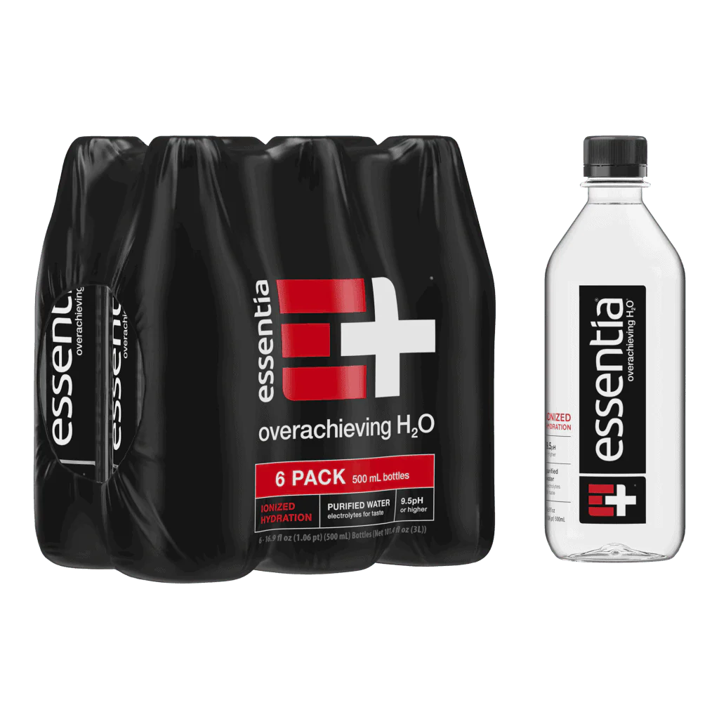 Essentia Ionized Alkaline 9.5 pH Bottled Water, 16.9oz (Pack of 24) - Image 5