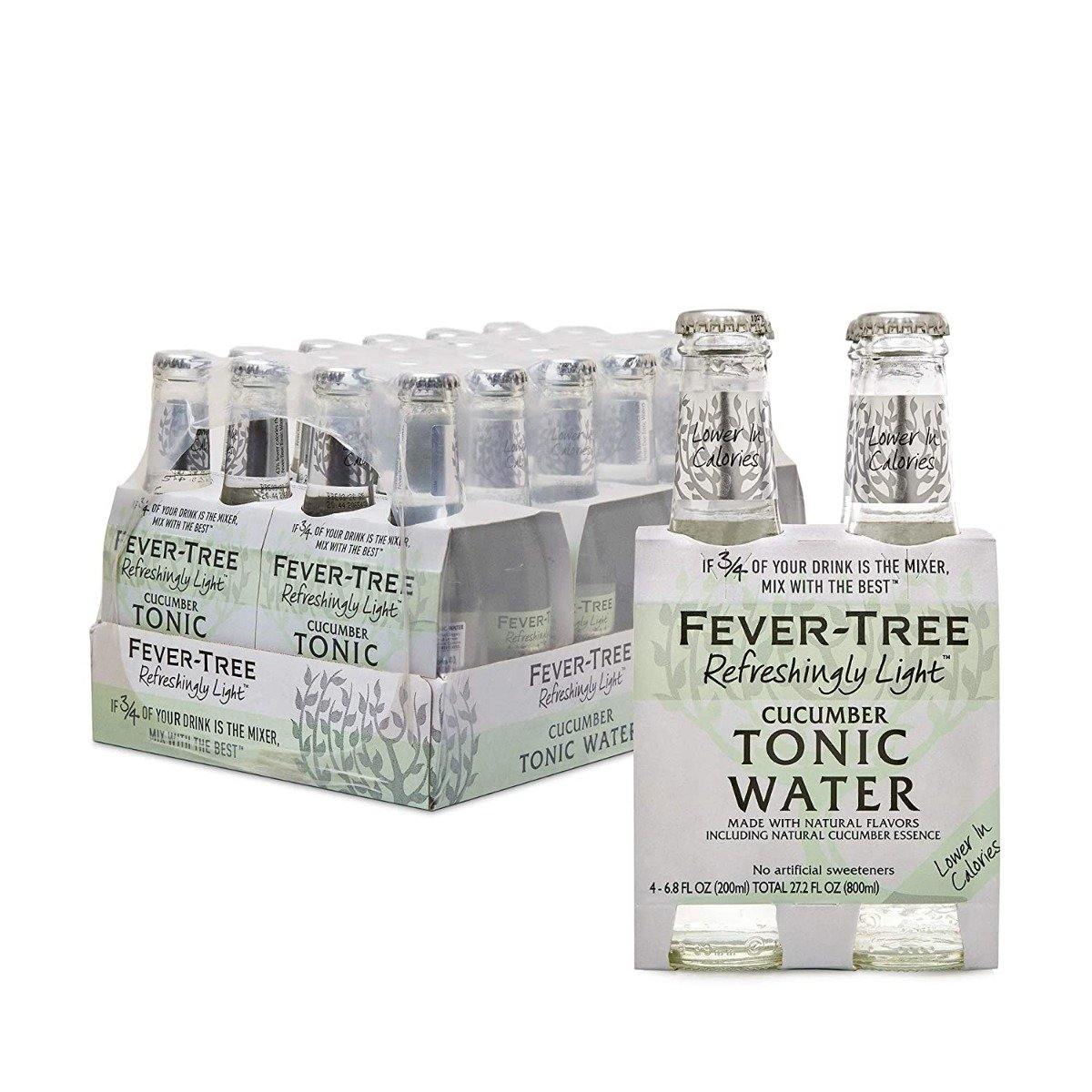 Fever Tree Light Cucumber Tonic Water 6.8oz (Pack of 24)