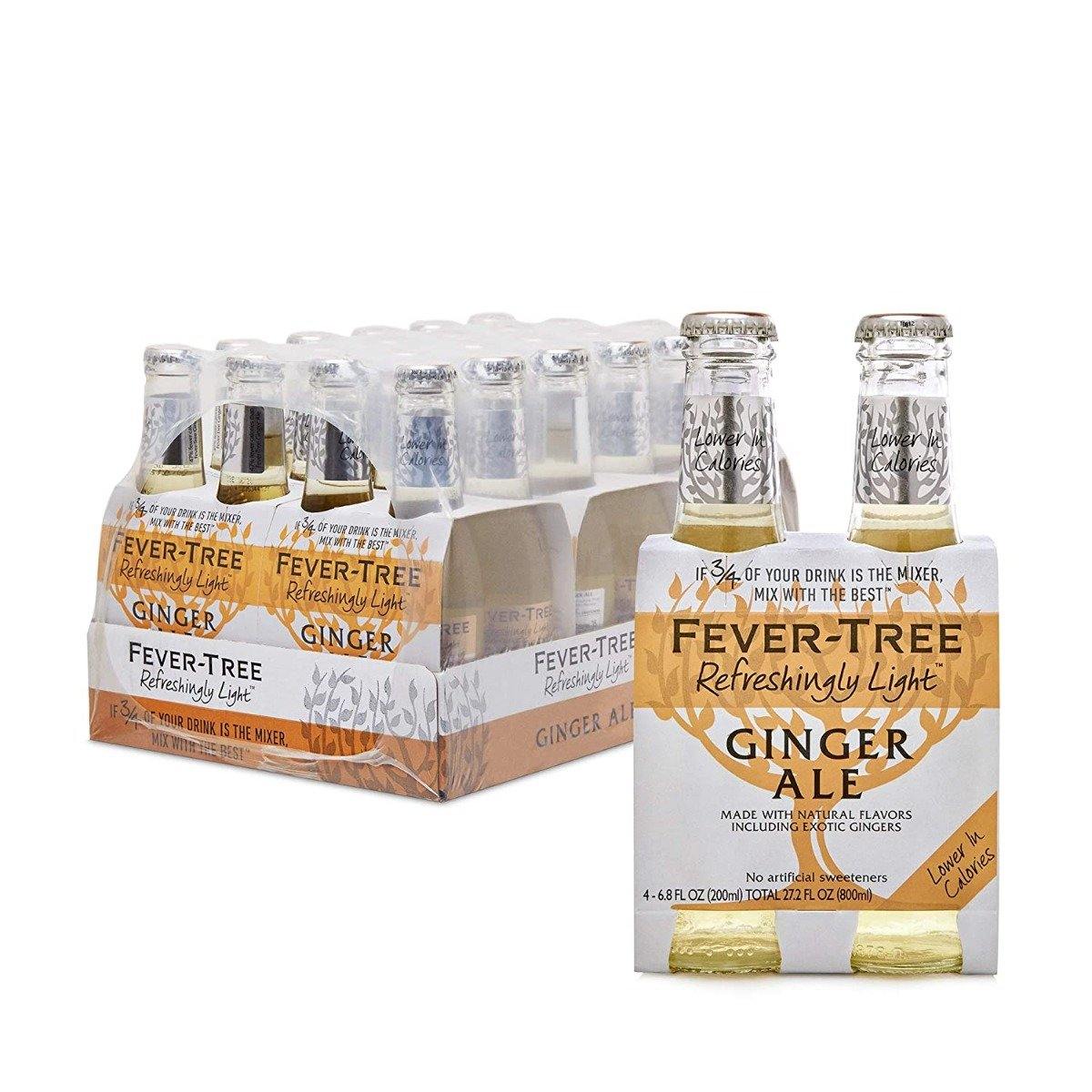 Fever Tree Light Ginger Ale 6.8oz (Pack of 24)