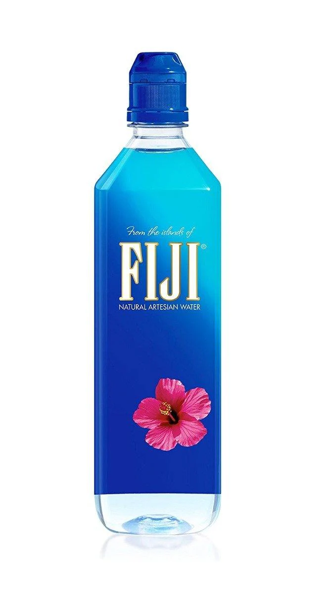 FIJI Natural Artesian Water, 700mL Sports Cap Bottle (Pack of 12)