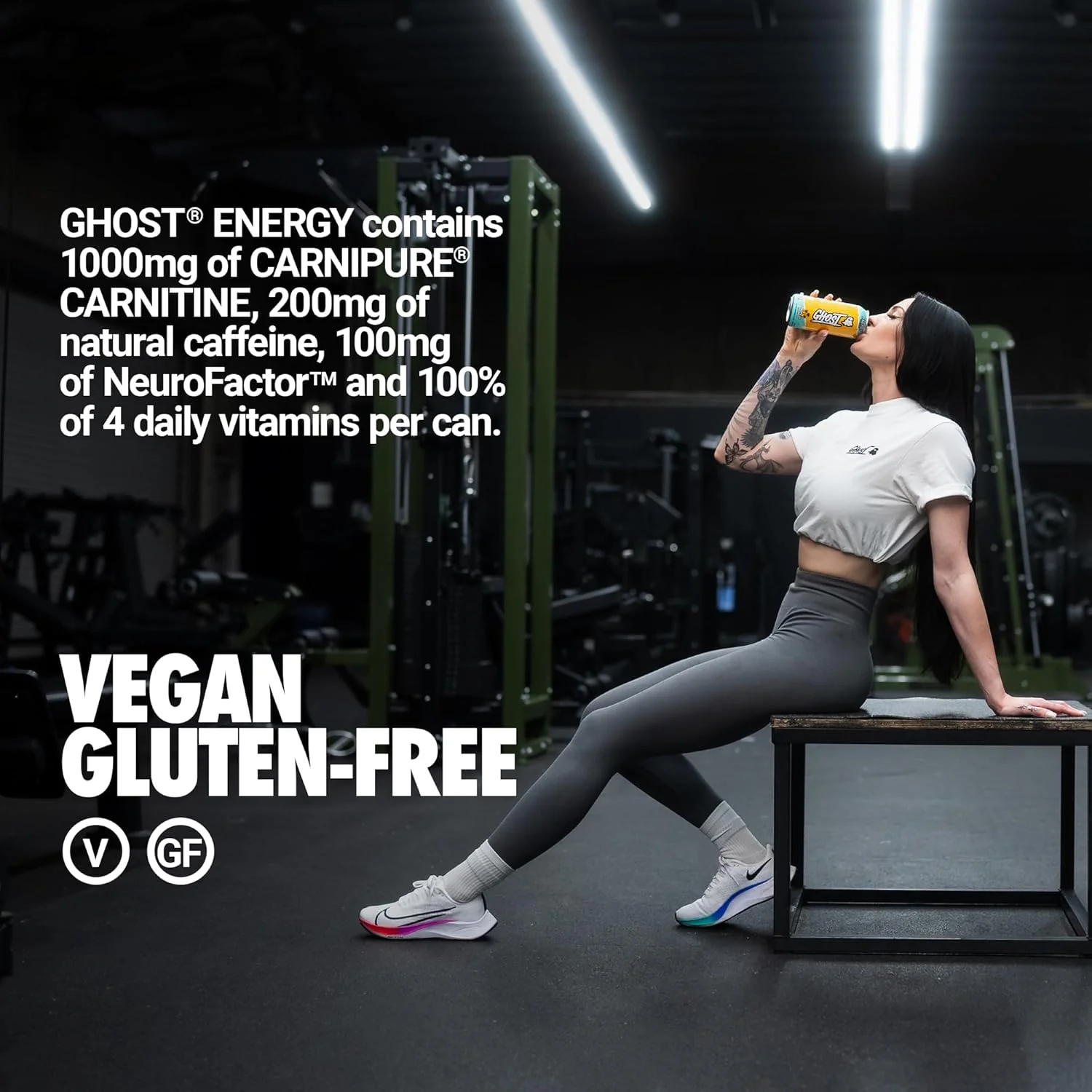 Ghost Energy Drink, Tropical Mango, 16oz (Pack of 12) - Image 5