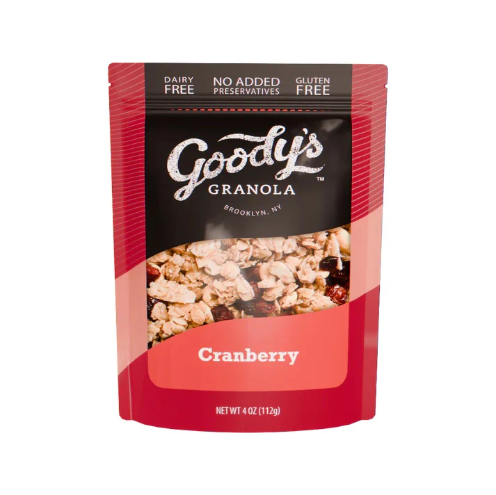 Goody's Gluten Free Granola, Cranberry, 4oz - Multi-Pack