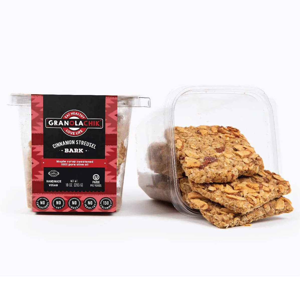 GranolaChik Granola Bar, Cinnamon Struesel, 10oz - Multi-Pack