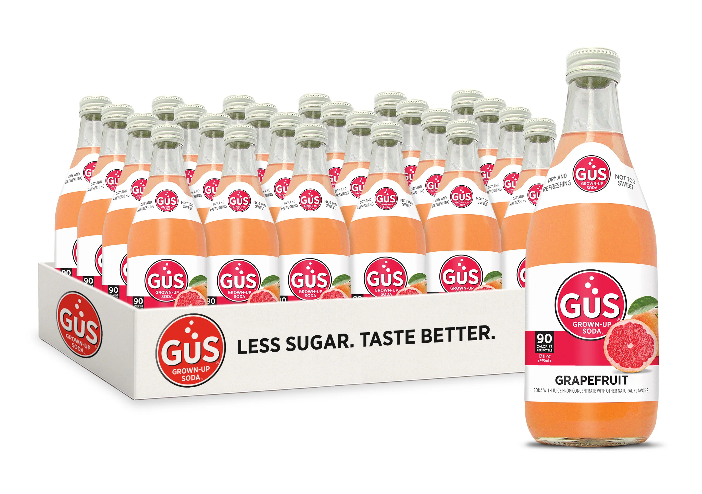 GuS Soda Grapefruit 12 oz, Multi Pack - Image 3