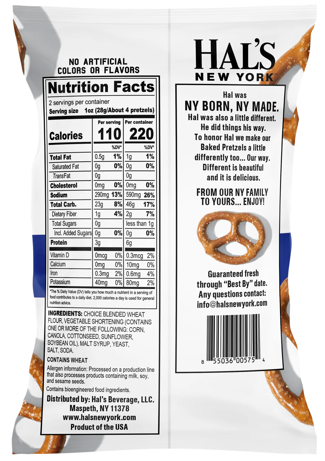 Hal's New York Baked Original Pretzels 1.75oz (Pack of 24) - Image 3