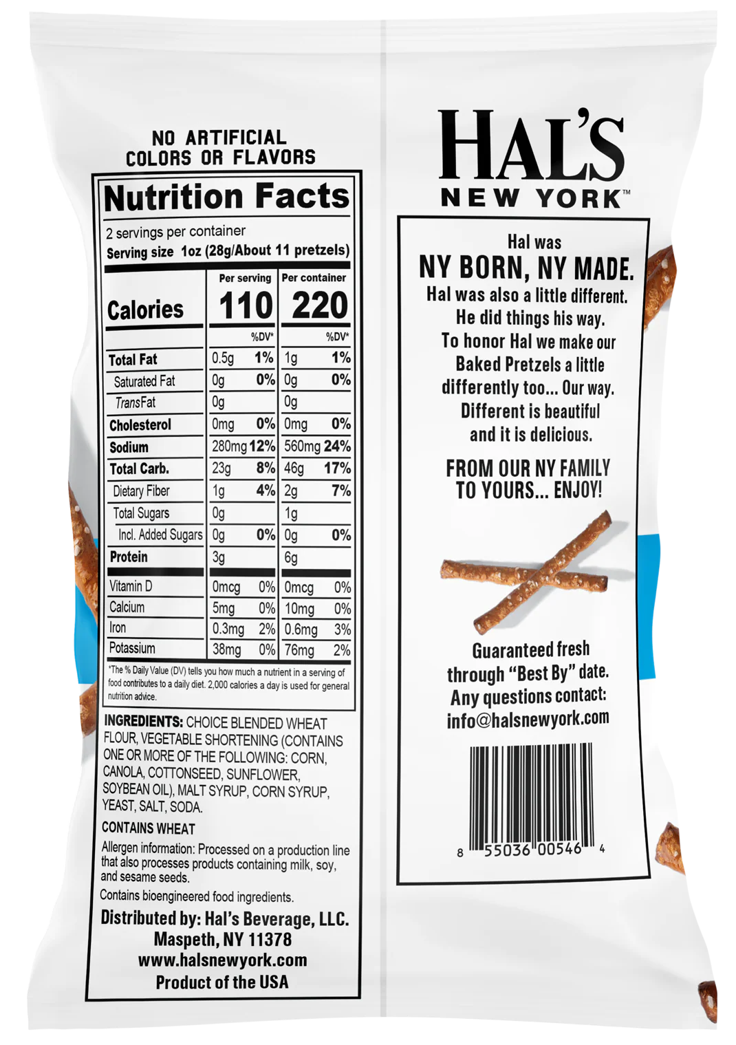 Hal's New York Baked Pretzels Sticks 2oz (Pack of 24) - Image 3