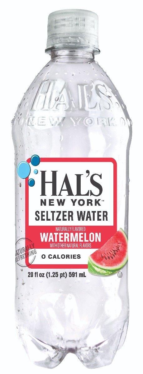 Hal's New York Seltzer Water Watermelon 20oz