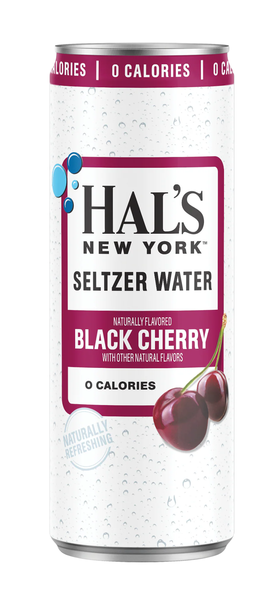 Hal's New York Seltzer Water, 6 Flavor Variety, 12oz Slim Cans - Multi-Pack - Image 2