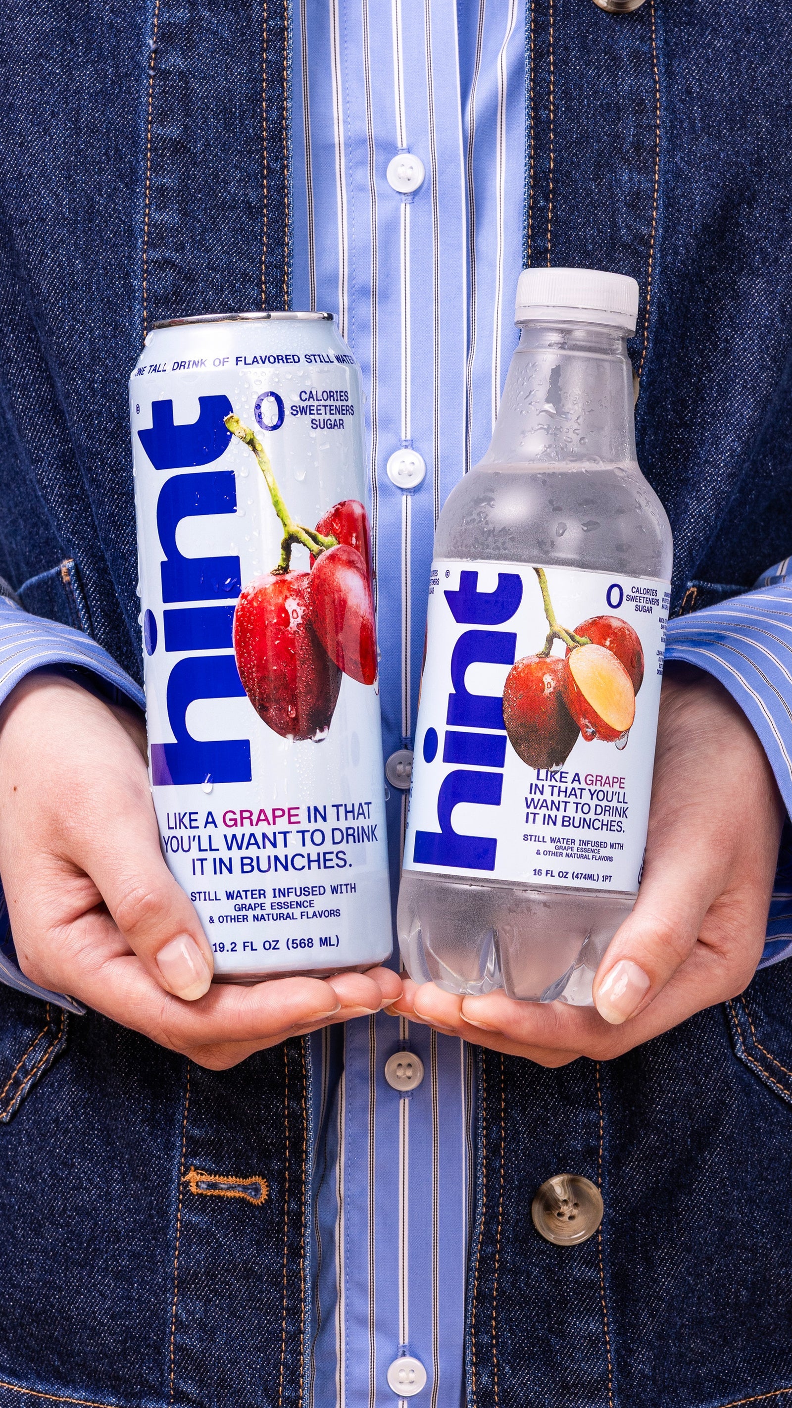 Hint Fruit-Infused Water, Grape, 19.2oz (Pack of 12) - Image 3