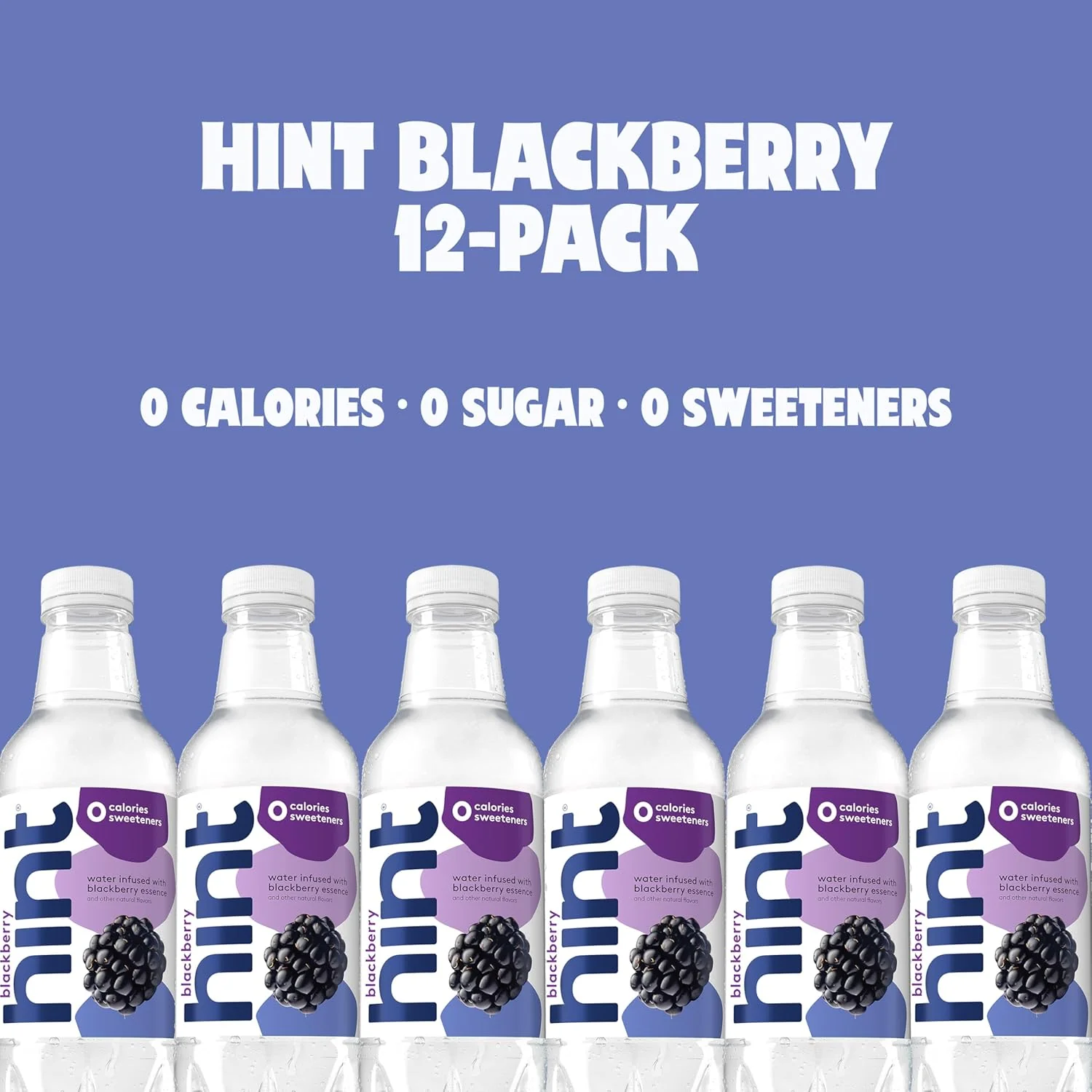 Hint Fruit-Infused Water, Blackberry, 16oz (Pack of 12) - Image 5