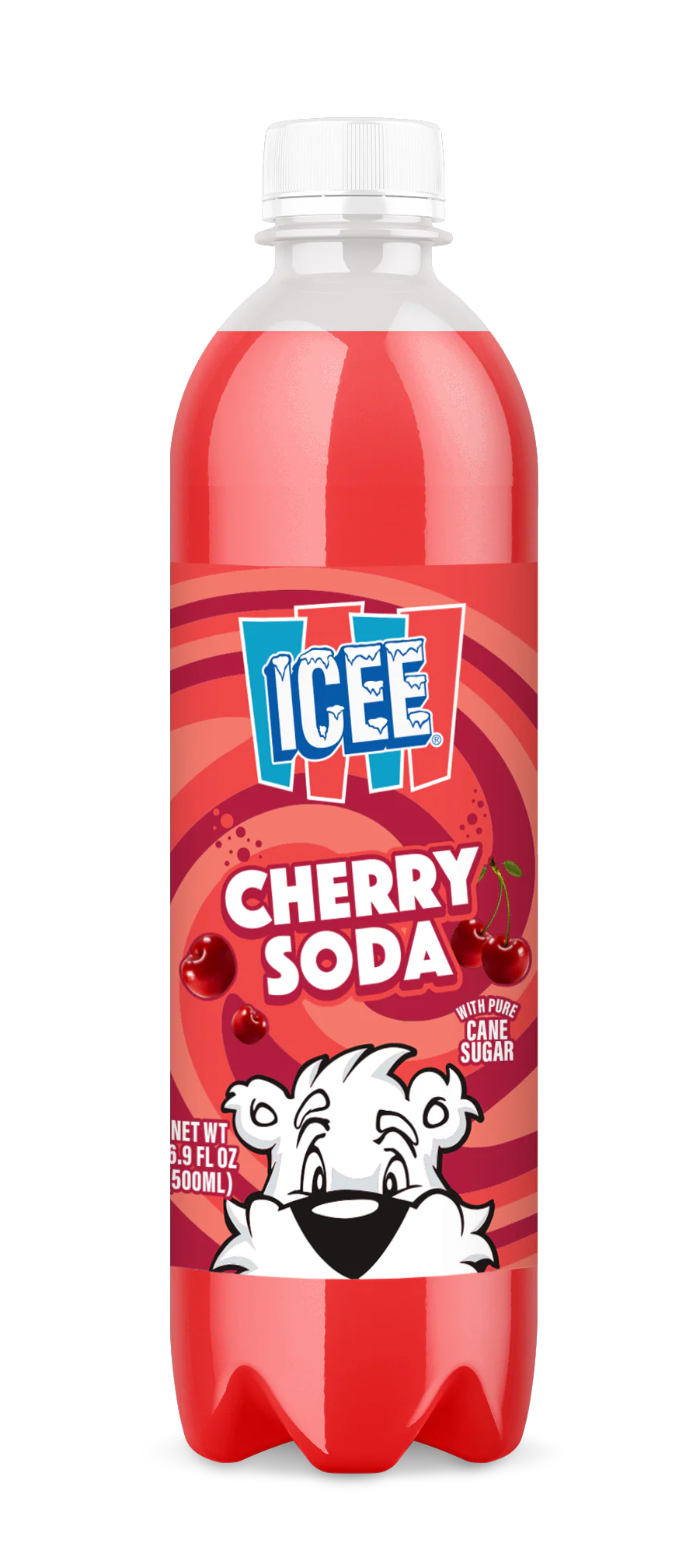 ICEE Sparkling Soda Soft Drink, Cherry, 17oz (Pack of 12)