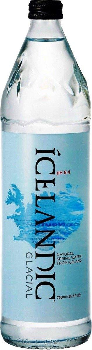 Icelandic Glacial Natural Still Water, 25.3oz Glass Bottles (Pack of 12)