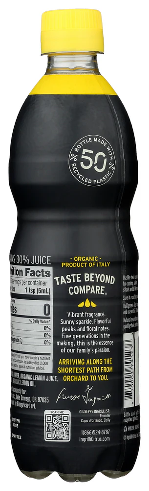 Ingrilli Organic Lemon Squeeze, 32 Fl Oz - Multi Pack - Image 3
