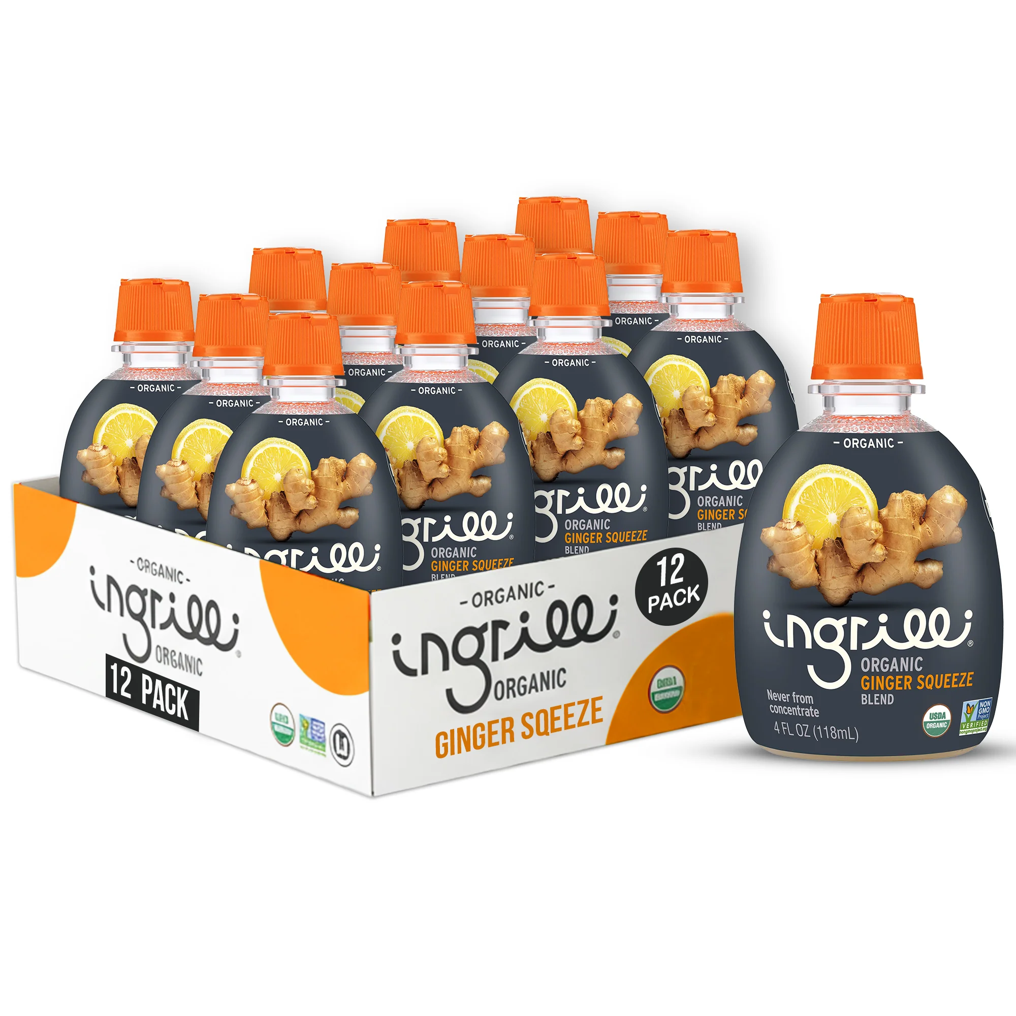 Ingrilli Organic Ginger Squeeze Blend, 4 Fl Oz - Multi Pack - Image 6