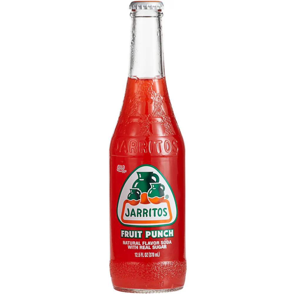 Jarritos Natural Flavored Soda, Fruit Punch, 12oz - Multi-Pack